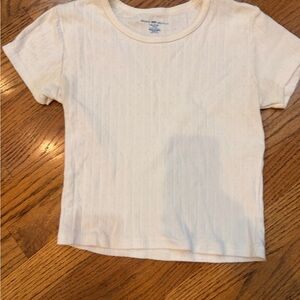 Brandy Melville white Short Sleeve Tee